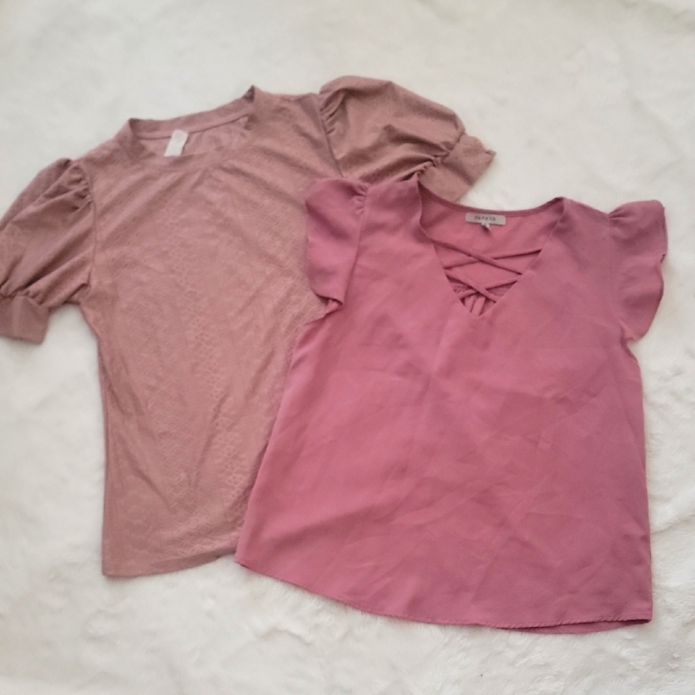 Womens Pink Blouse Bundle